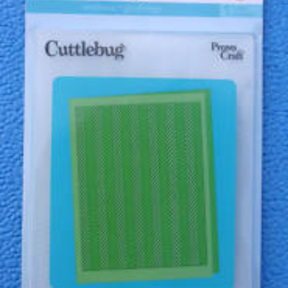 Cuttlebug A2 HERRINGBONE embossing folder - Picture 3 of 8